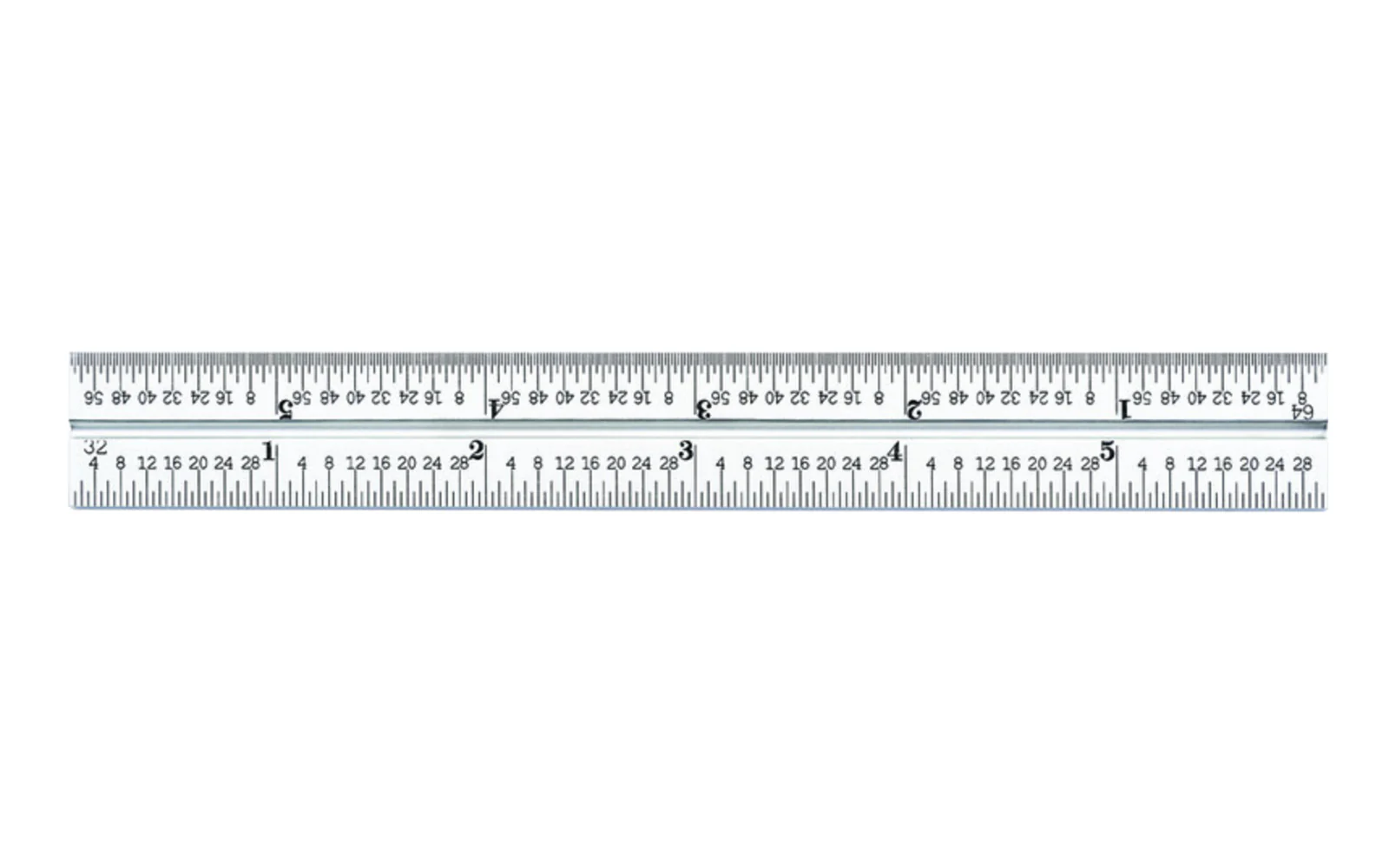 Starrett 6" Blade for Combo Square - 1/32", 1/64", 1/50", 1/100" Grads