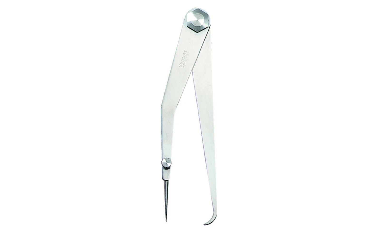 Starrett 6" Firm-Joint Hermaphrodite Caliper, Flat Leg
