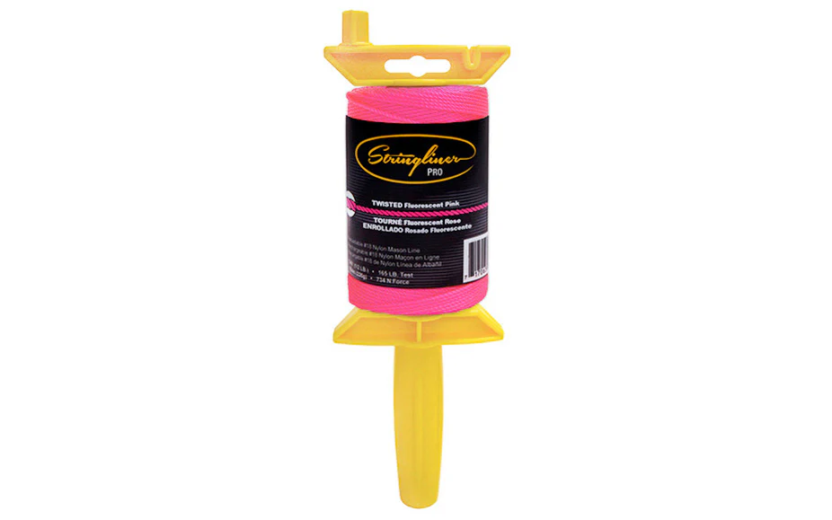 Stringliner Twisted Mason Line Reel - Fluorescent Pink - Image 2