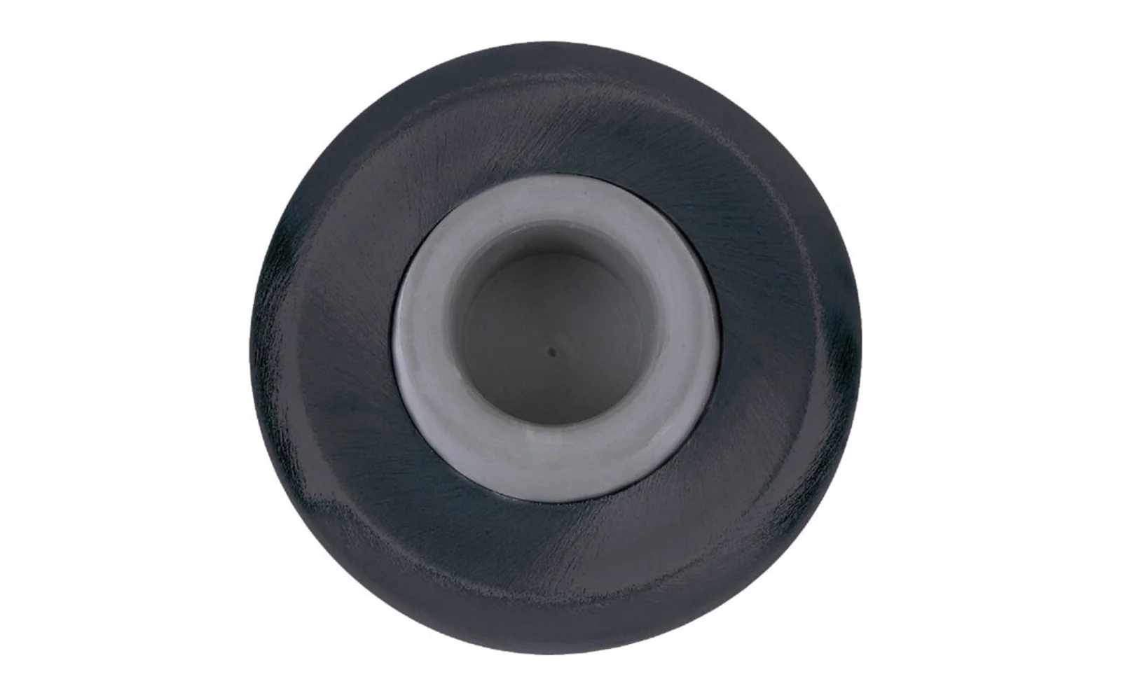 Tell 2-1/2" Concave Wall Door Stop - Matte Black