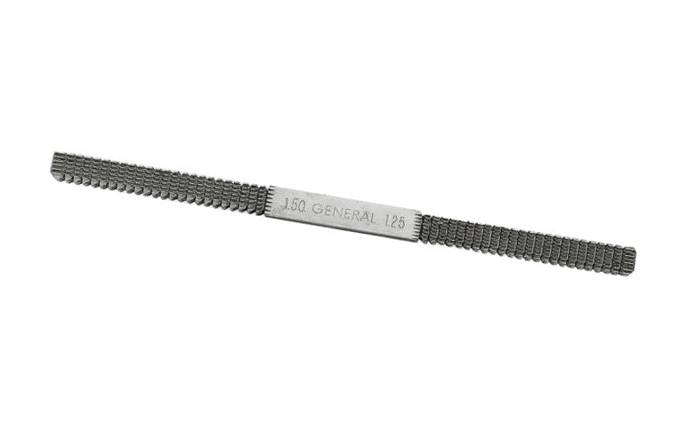 Metric Thread Repair File - 0.75, 1.0, 1.25, 1.5, 1.75, 2.0, 2.5, 3 mm Pitches