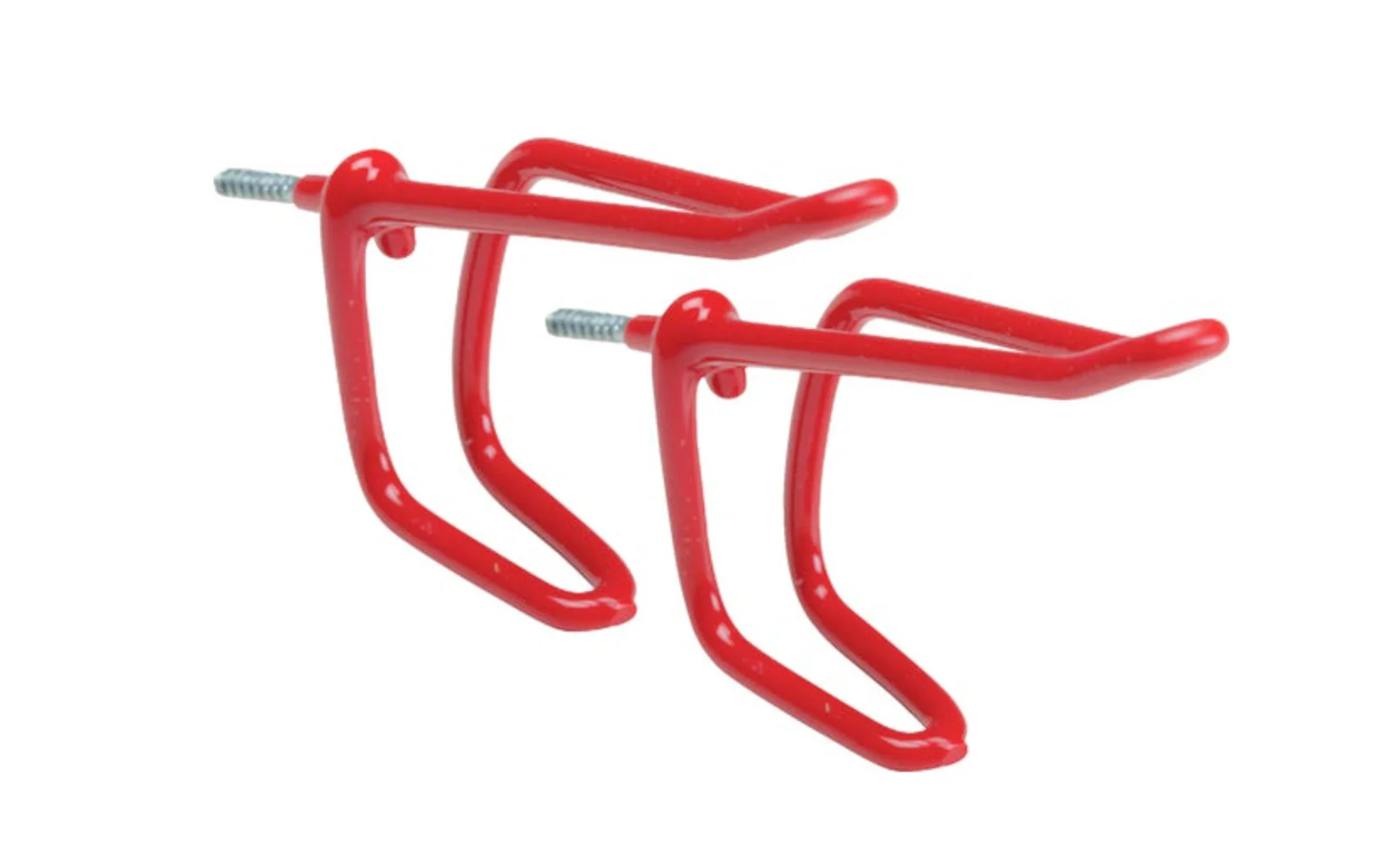Vinyl Coated Screw-In Coat Hooks - 2 Pack
