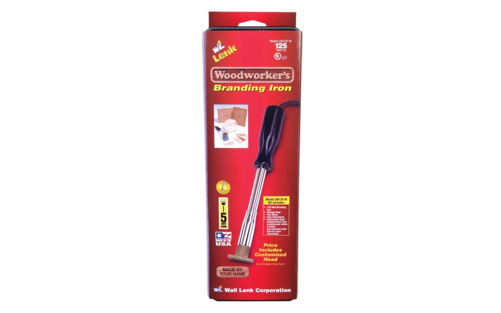 Wall Lenk Woodworker's 125W Branding Iron