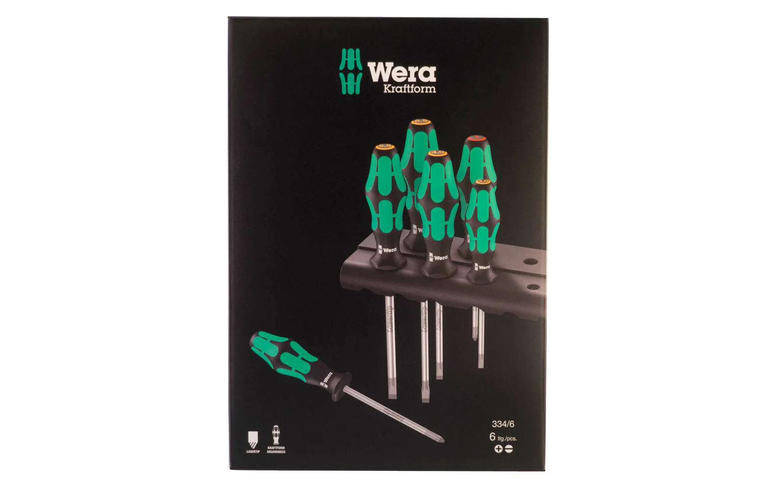 Wera 6-PC Screwdriver Set & Rack "334/6" - Image 2