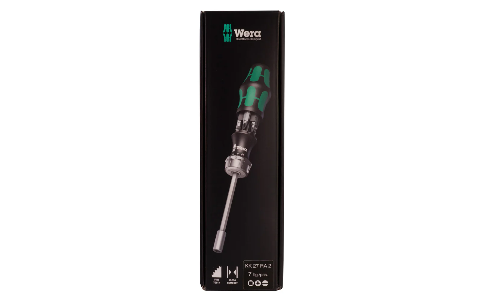Wera Screwdriver Set & Bits - "Kraftform Kompakt 27 RA 2"