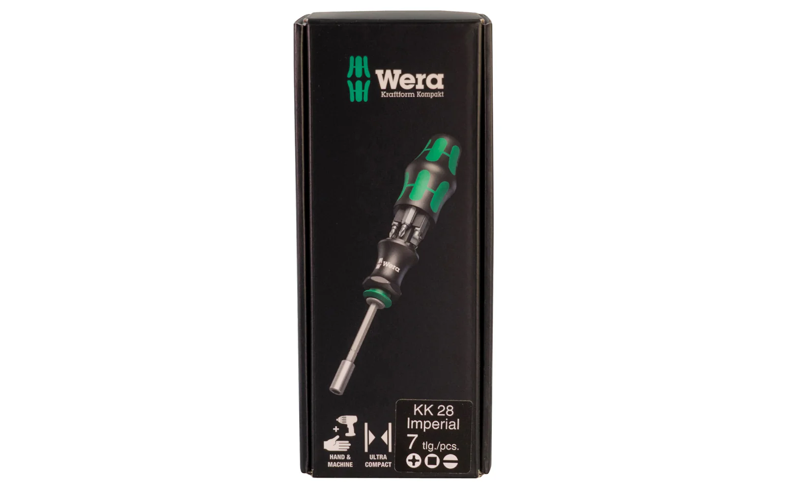 Wera Screwdriver Set & Bits - "Kraftform Kompakt 28 Imperial 1"