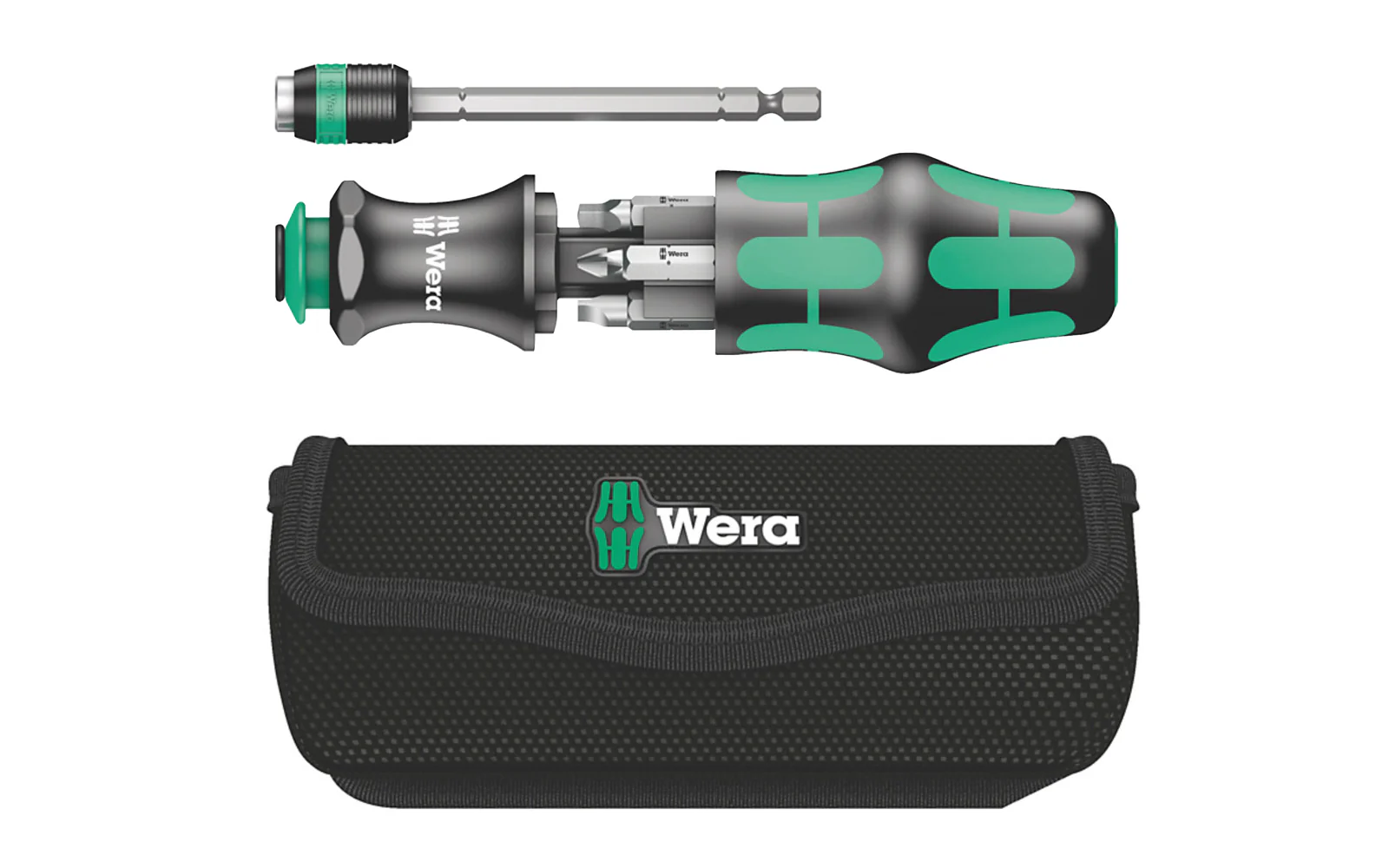 Wera Screwdriver Set & Bits With Pouch - "Kraftform Kompakt 26" - Image 2