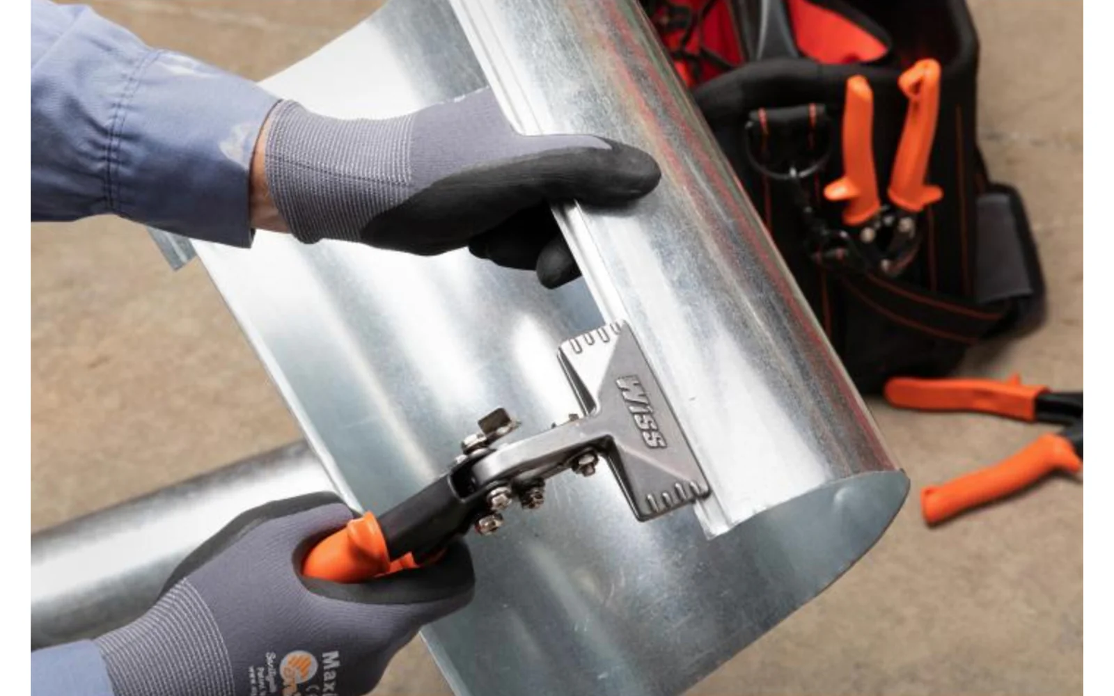 Wiss 3" Offset Handle Hand Seamer - Image 2